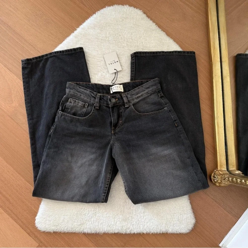 Motel Rocks Low Rise Parallel Jeans - Picture 3 of 4